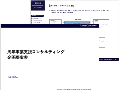 周年事業支援コンサルティング サービス資料