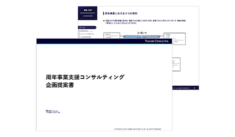 周年事業支援コンサルティング サービス資料