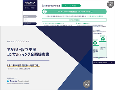 アカデミー設立支援コンサルティング サービス資料