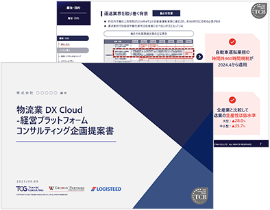 物流業DX Cloud 経営プラットフォームコンサルティング