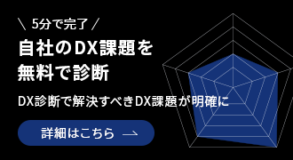 5分で完了 自社のDX課題を無料で診断 DX診断で解決すべきDX課題が明確に