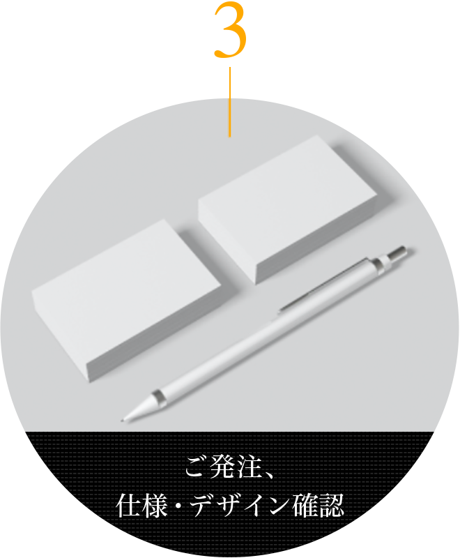 ご発注、仕様・デザイン確認