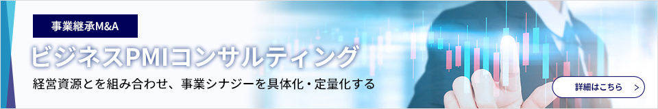 事業承継M&A ビジネスPMIコンサルティング
