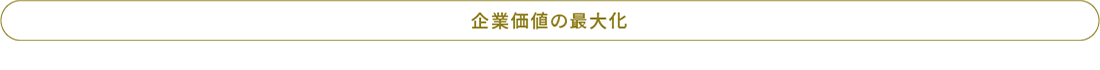 企業価値の最大化