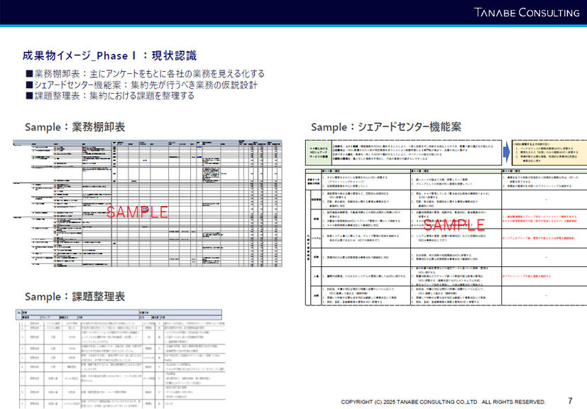 成果物イメージ_PhaseⅠ：現状認識