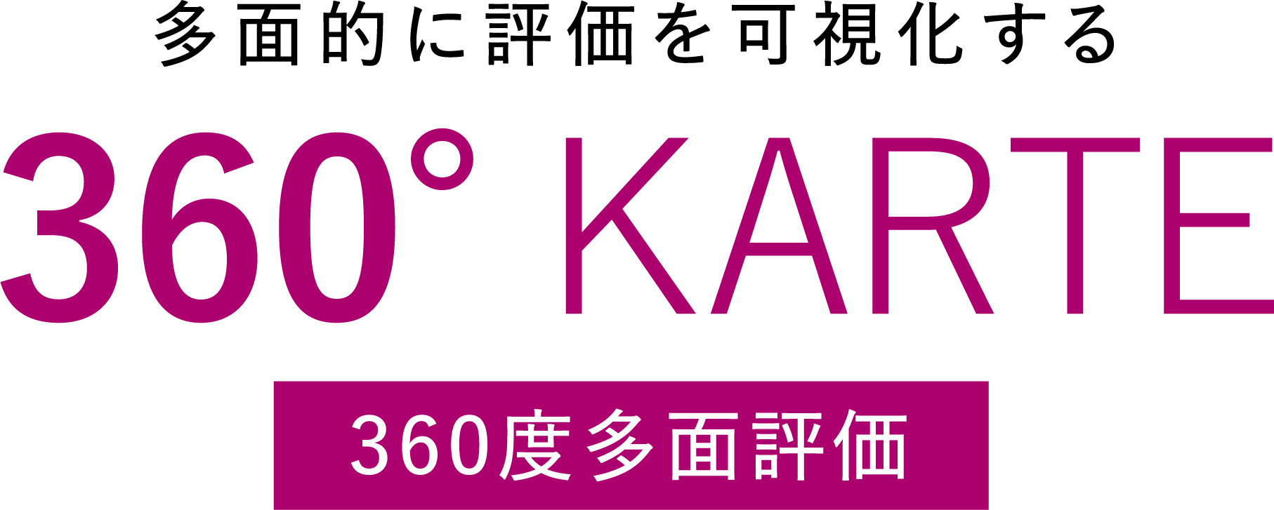 360°KARTE（360度評価・多面評価システム）ロゴ