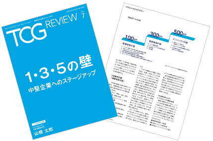 TCG REVIEW 1・3・5の壁～中堅企業へのステージアップ～