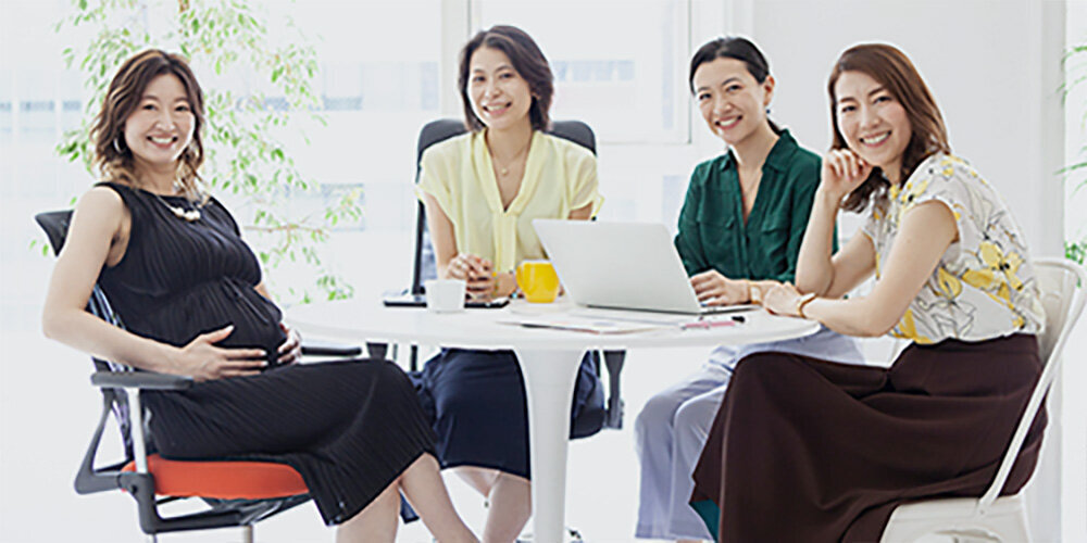 参考：女性活躍を促進させる企業の研修モデル