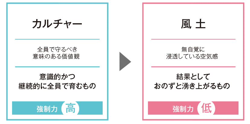 図表2:カルチャーと文化の違い