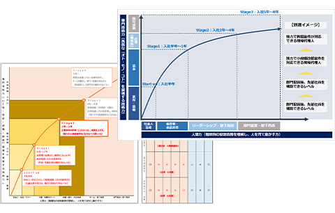 成長ステップイメージの明確化