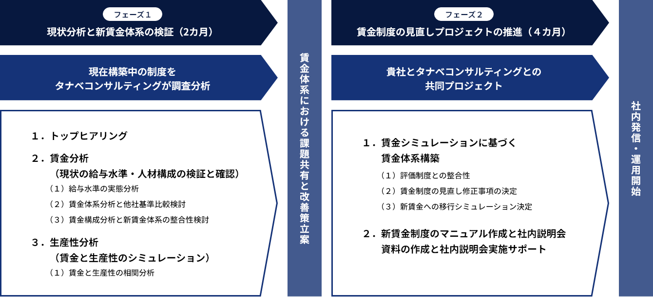 賃金制度設計・構築コンサルティングのサービス概要