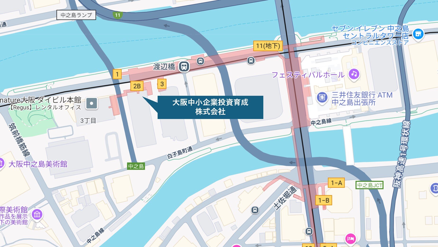 大阪中小企業投資育成株式会社_地図