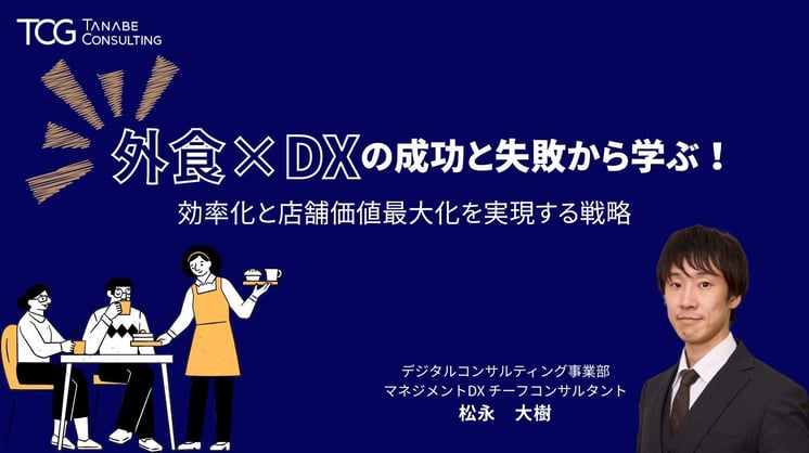 外食×DXの成功と失敗から学ぶ!効率化と店舗価値最大化を実現する戦略