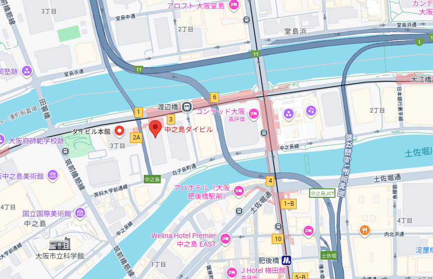 260217_投資育成中之島ダイビル地図