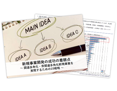 新規事業開発の成功の着眼点～関連多角化・非関連多角化新規事業を実現するための15戦略～