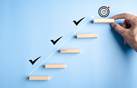 未来からの逆算による「行動計画」の策定