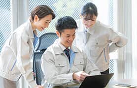 資格、技術を持った優秀な人材の育成、確保によって、企業の競争力アップを実現
