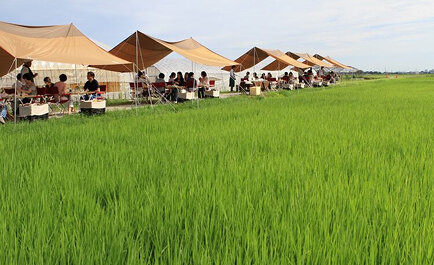 農商工連携で、燕三条のテロワールを体感する「瞬間（トキ）」を提供する：燕三条「畑の朝カフェ」