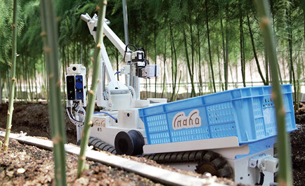 野菜の自動収穫ロボットで農家を支援：inaho