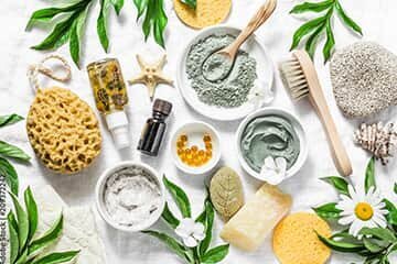 Cosmetics and body care product images