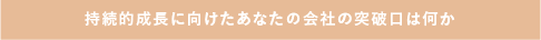 タナベコンサルティングの経営戦略セミナー 2025年開催テーマ「ブレイクスルー戦略」~持続的成長に向けたあなたの会社の突破口は何か